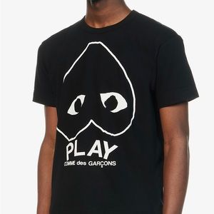 Comme Des Garcons Play Logo Shirt Men’s Large